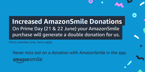 Increased donations from Amazon Smile